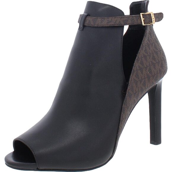 NWT Michael Kors Lawson Open Toe Sandals – Black/Brown – Size 9.5 M - Picture 1 of 3